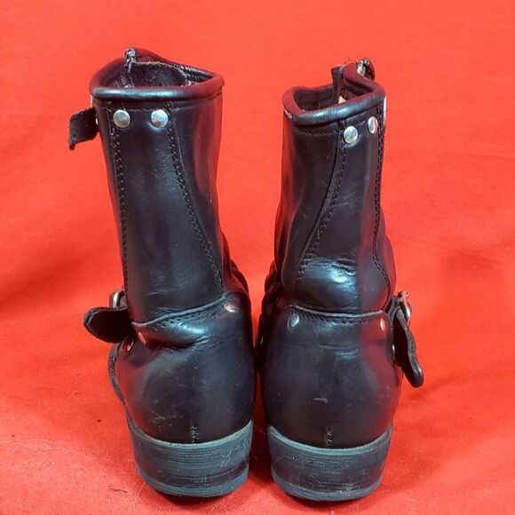 GOLDEN GOOSE BIKER BOOT Black Womens Size 8 - Picture 3 of 8